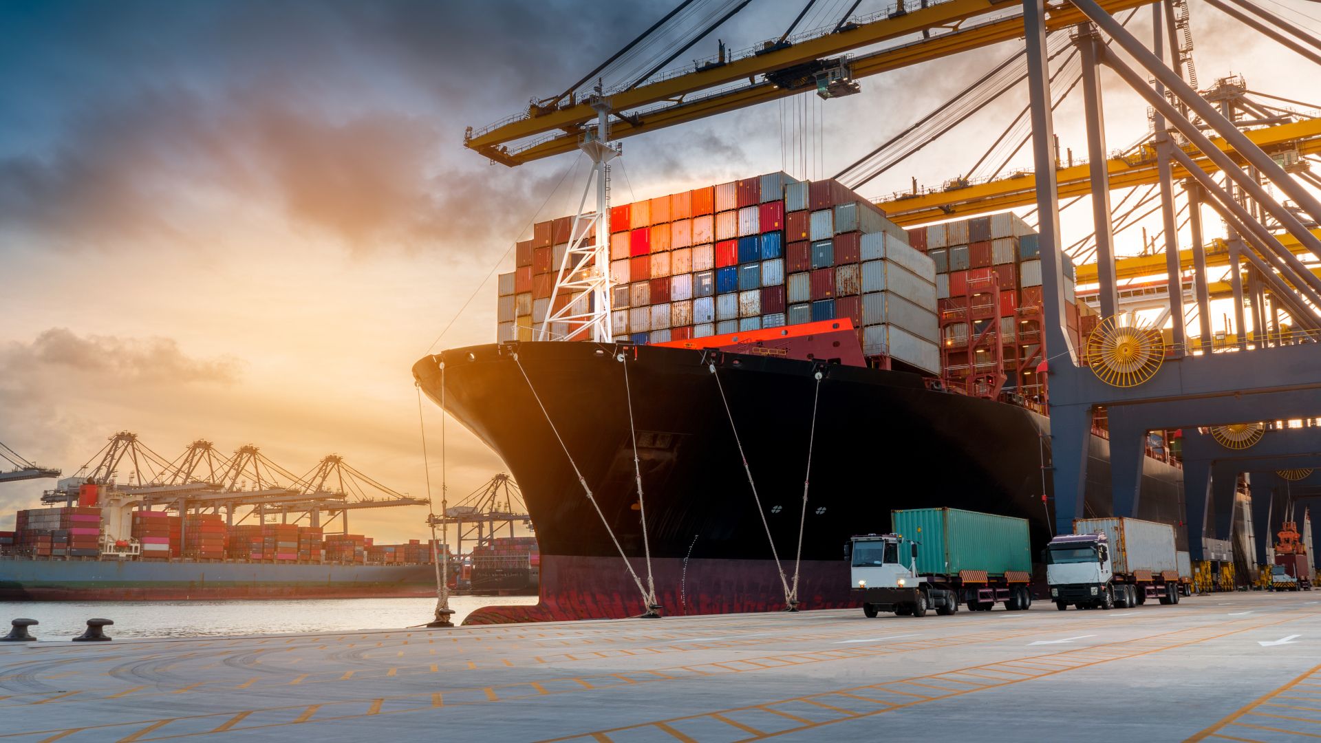 a boat on open water 