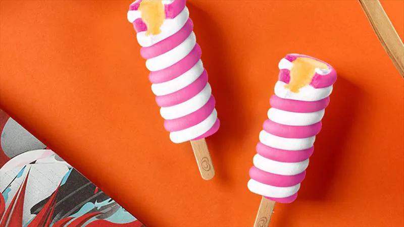 Walls ice creams on a work surface