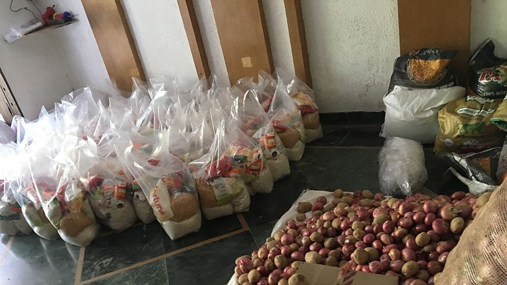 Picture of bags with food items