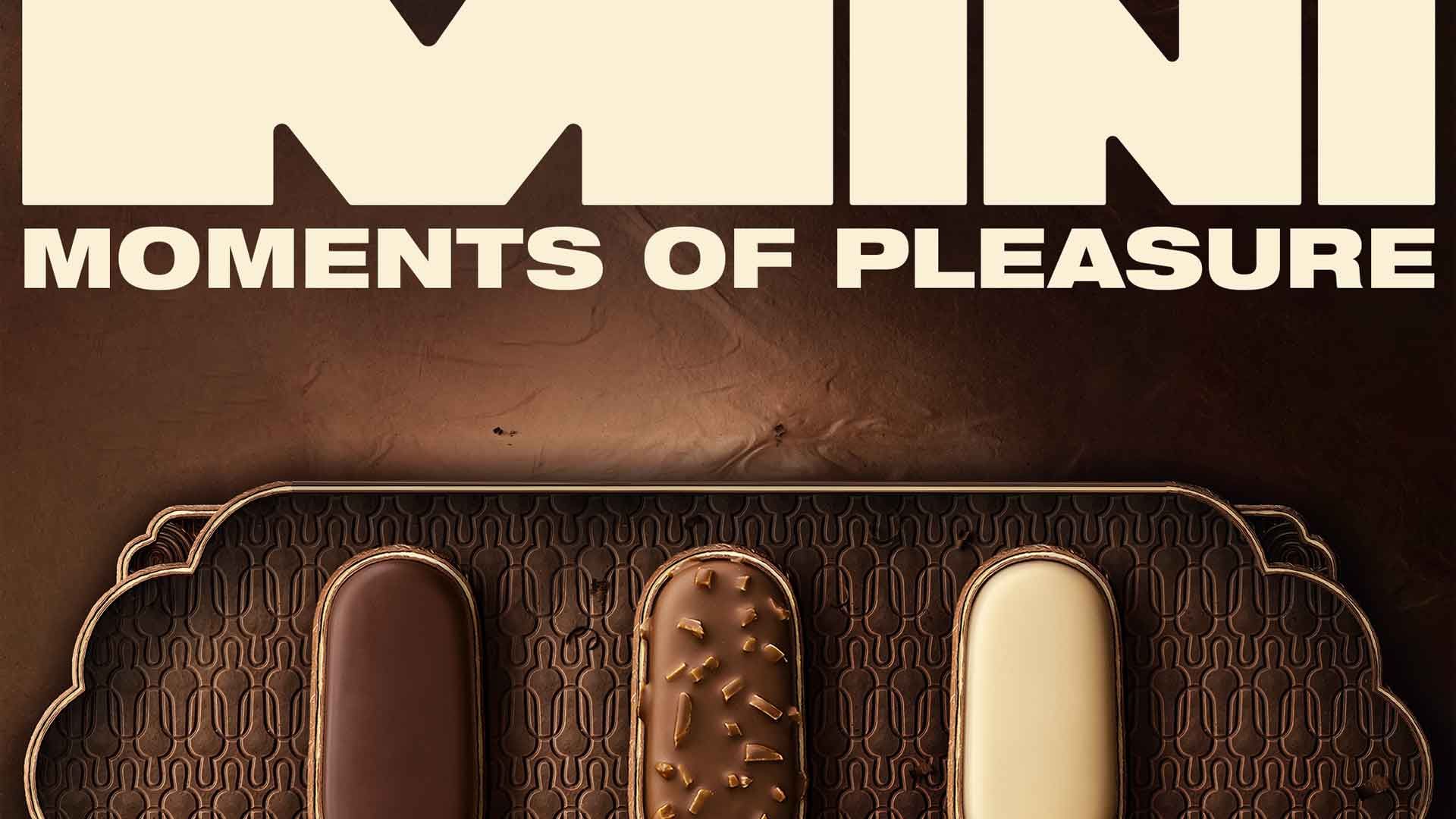 Pack shot of Mini Magnum vegan ice creams