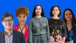 Leaders driving change. From right to left: Joy Ho, Esi Eggleston Bracey, Van Nguyen-thi-bich, Ira Noviarti and Hajar Alafifi