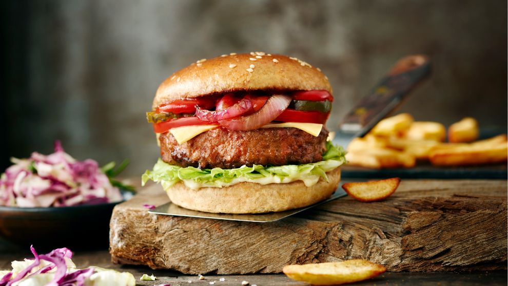 A Vegetarian Butcher burger