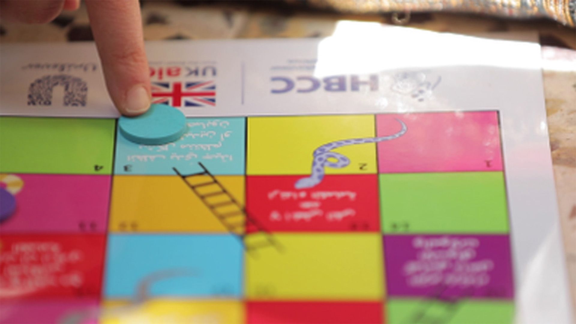 Snakes and Ladders board game