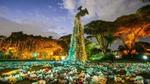 30-foot sculpture ‘Turn off the plastic tap’ by Canadian artist Benjamin von Wong, made with plastic waste from Kibera slums.