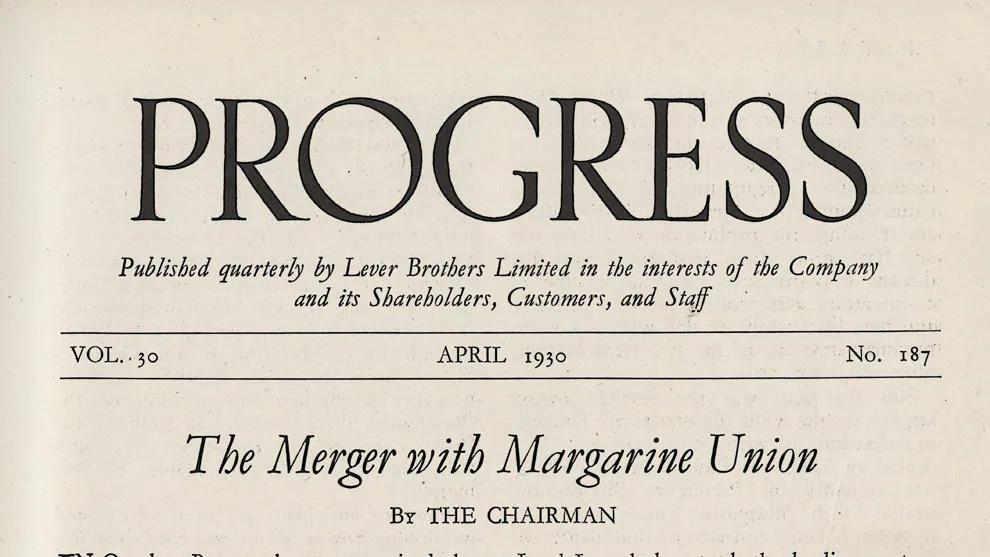 A Unilever Announcement article