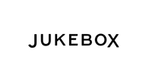 The logo for Jukebox, a Dr Squatch brand owned by Unilever. Black text in capital letters