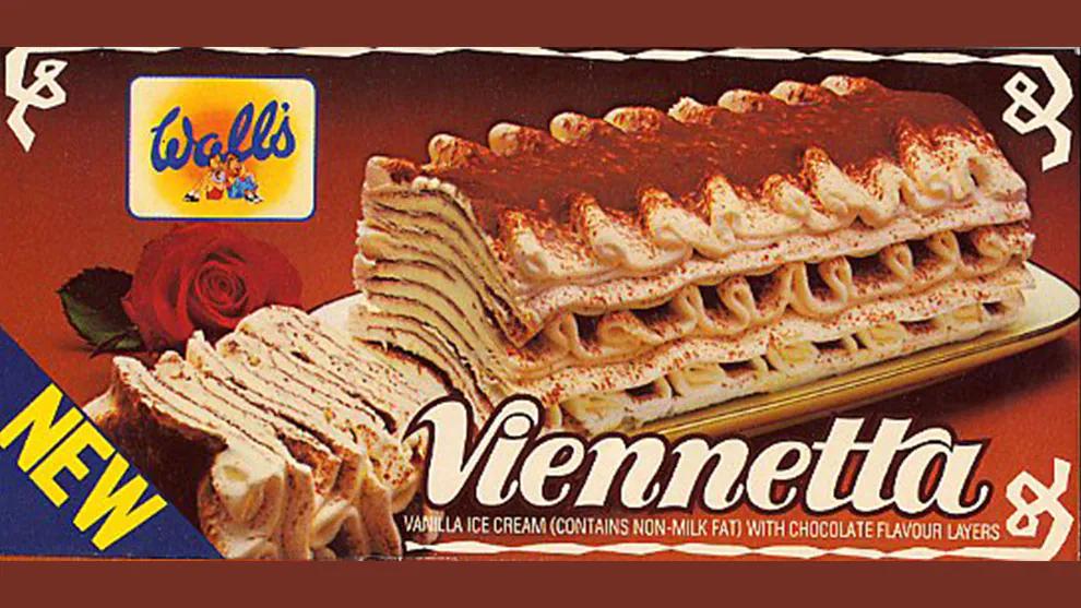 An advert for Viennetta ice cream