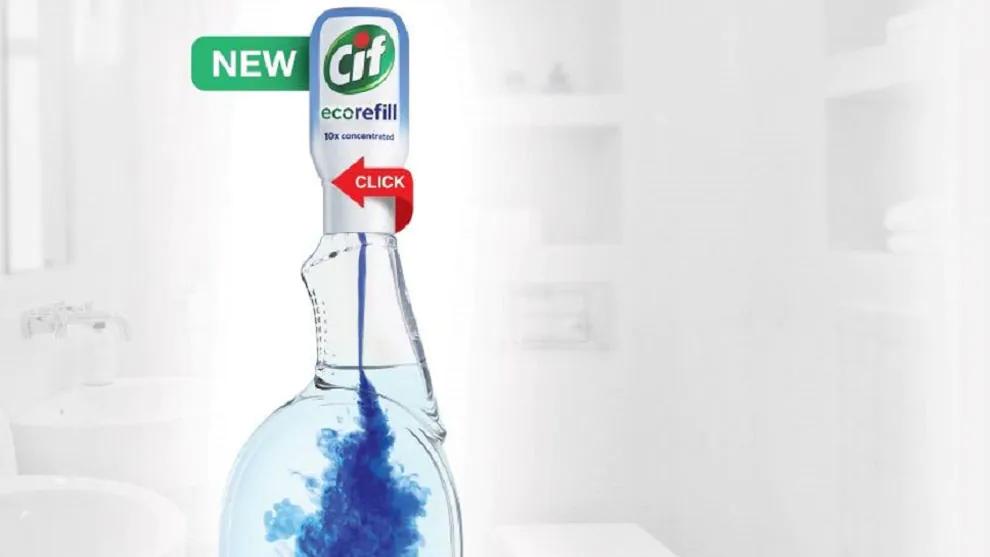A bottle of Cif Eco-Refill