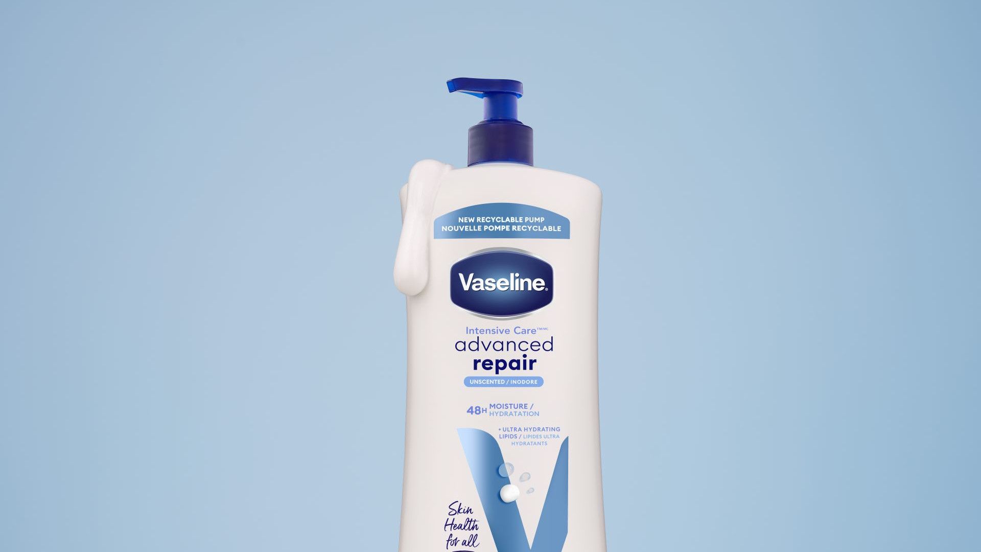Vaseline Recyclable pump advance repair bottle