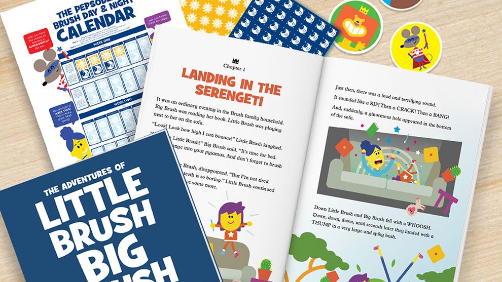 A range of support materials from Smile’s Little Brush Big Brush campaign to help instil twice-daily brushing habits in children