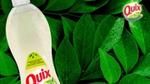 A bottle of Quix dishwasher liquid