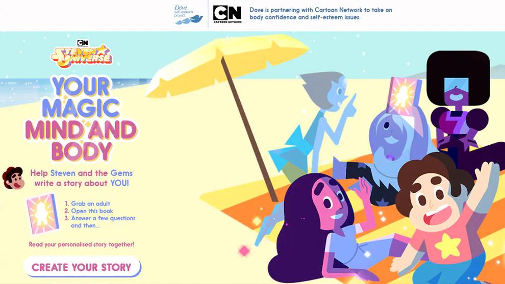 Illustration of people on the beach