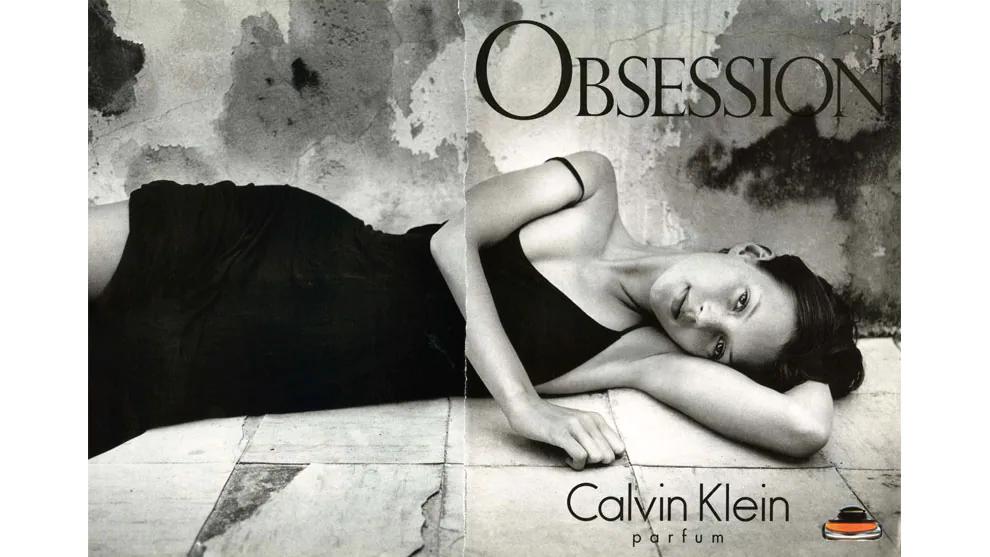 An advert for Calvin Klein Obsession