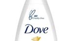 A bottle with the Dove logo