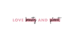 The logo for Unilever Beauty & Wellbeing’s Love Beauty and Planet brand. Black and pink text in a mixture of typography