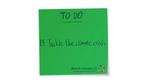 Tackle The Climate Crisis post-it note