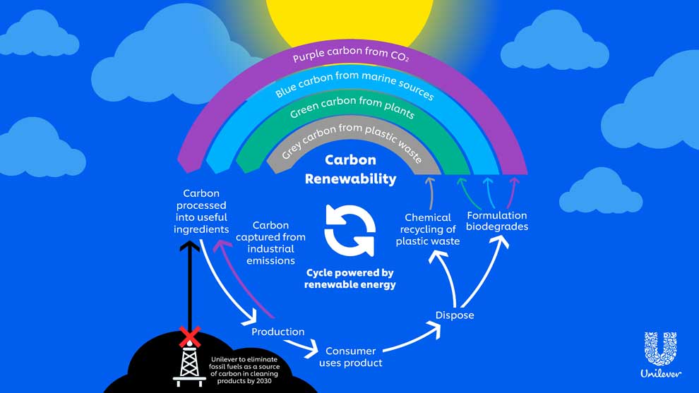Carbon renewability infographic