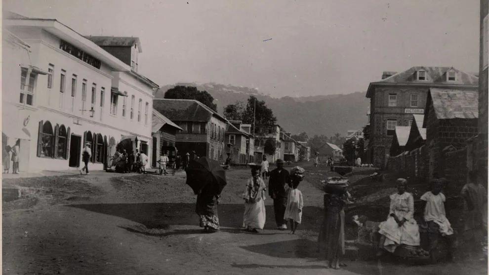 A street in Sierra Leone