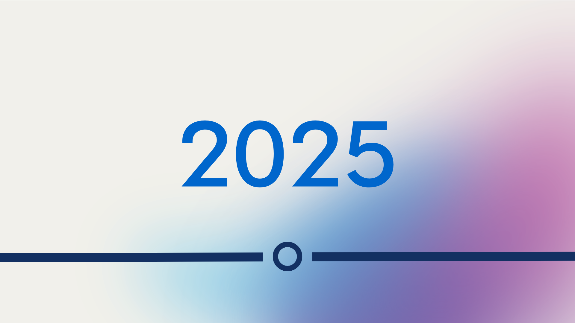 Timeline image with the text 2025