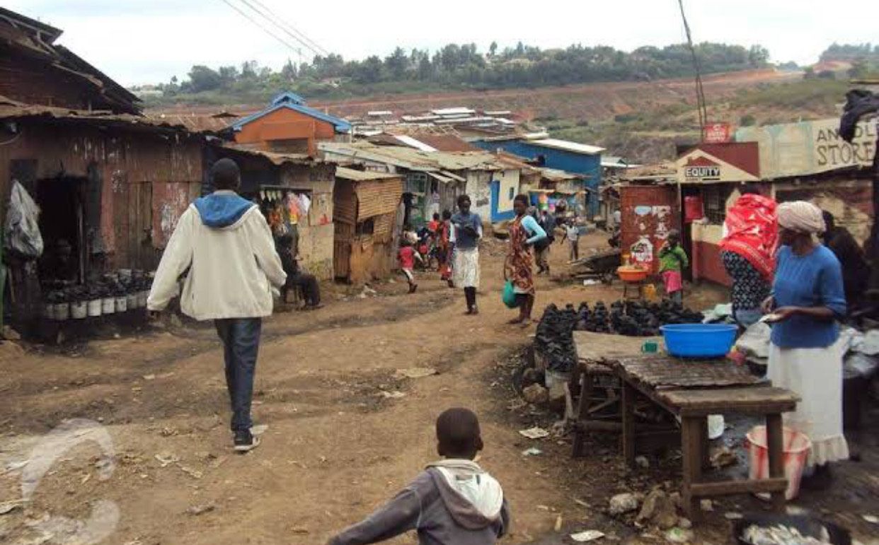 Mukuru slum in Nairobi